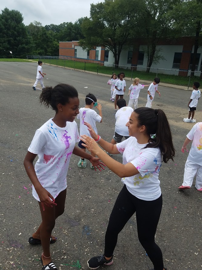 Paint day outdoor activity